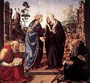 Piero di Cosimo The Visitation with Sts Nicholas and Anthony France oil painting artist